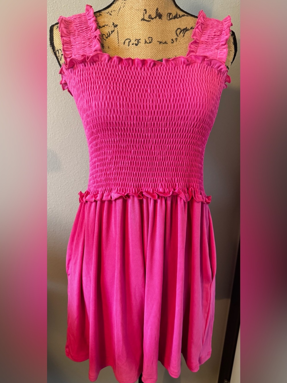 DEEP SELF Women Sleeveless Jumpsuit with Pockets. Size M